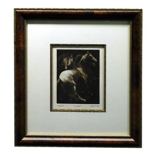 Vintage GH Rothe "Herd Hand" Signed Original Mezzotint For Sale