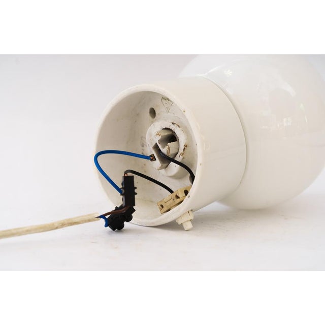 White Porcelain Wall Lamp, Germany, 1930s For Sale - Image 8 of 13