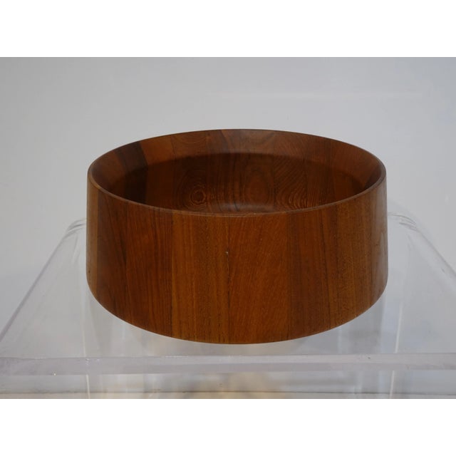 Jens Harald Quistgaard Dansk Denmark Jens Harald Quistgaard Teak Serving Bowl For Sale - Image 4 of 9