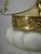 Art Nouveau Secession Pendant Light in Brass and Opaline Glass, Czechoslovakia, 1900s For Sale - Image 9 of 15