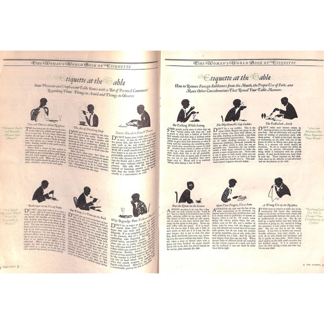"The Woman's World Book of Etiquette: A Useful Guide for Everyone in Every Day Life" 1928 For Sale - Image 9 of 9