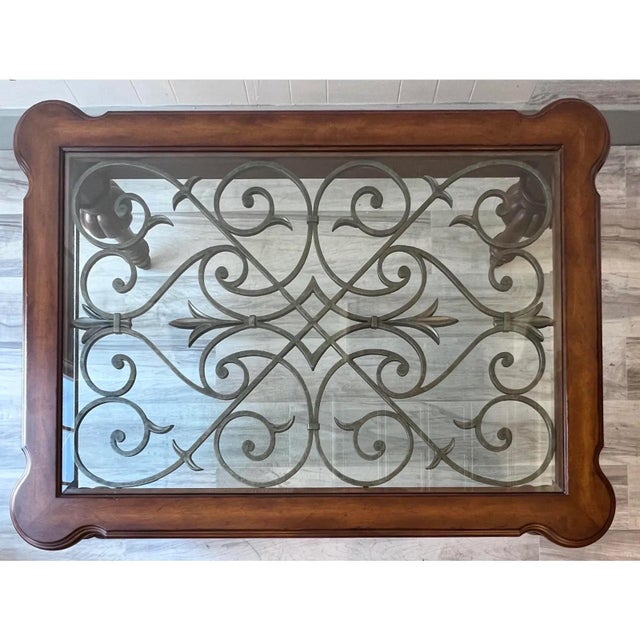 Tuscan Ethan Allen Tuscan Deveraux Coffee Table For Sale - Image 3 of 7
