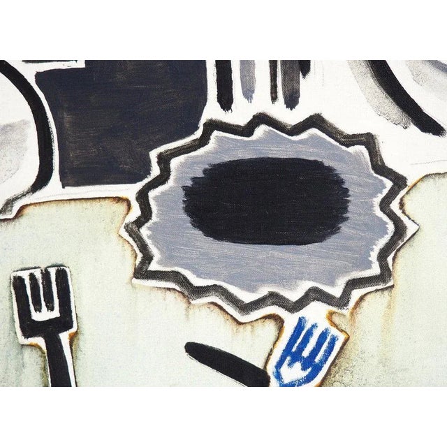 Oil on Canvas Painting by K.J For Sale - Image 5 of 8