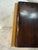 Elegant mid-century modern wooden storage box featuring a rich dark walnut-toned exterior, contrasting light wood trim,...