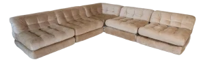 1970's Roche Bobois Mah Jong Modular Sofa by Hans Hopfer (15 Pieces)