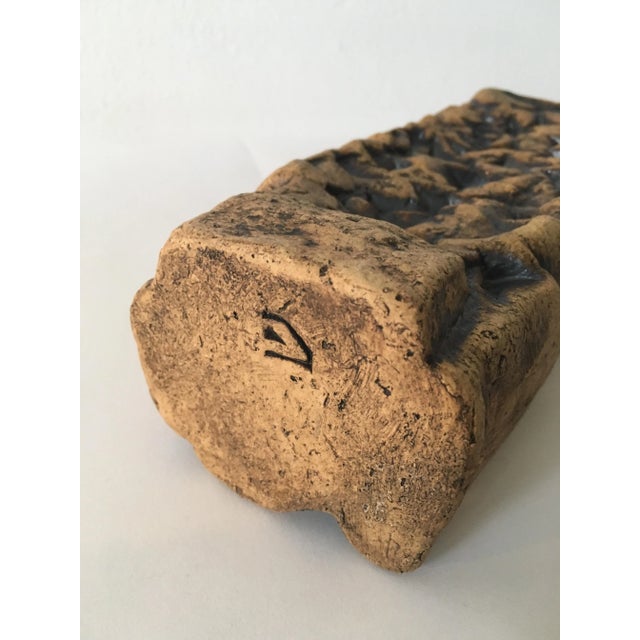 1970s Brutalist Ceramic Vase, 1970s For Sale - Image 5 of 6