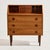 Danish teak bureau desk in restored condition with five drawers and extendable writing board from the 1960s. The furniture...