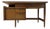Vintage Walnut Desk Attributed to Mainline for Hooker Furniture For Sale