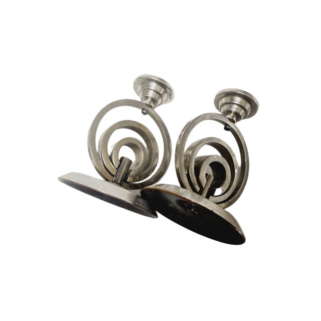 Art Deco Candleholder, Germany, 1970s, Set of 2 For Sale - Image 12 of 18