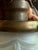 Brass Antique Pendant Light Fixture With Frosted Glass Shade For Sale - Image 8 of 8