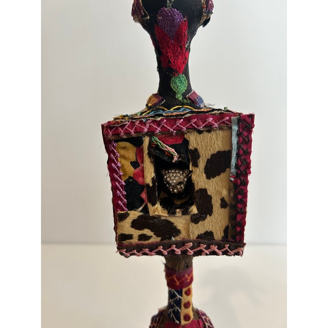 2020s Mixed Media Found Object Sculpture With Elephant & Clown For Sale - Image 5 of 8