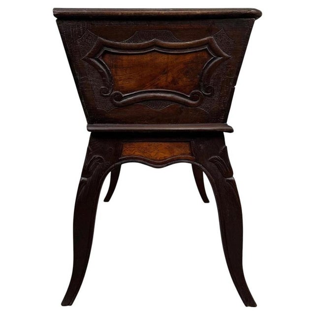 Wood Antique 19th Century French Walnut Dough Bin Cupboard For Sale - Image 7 of 12