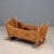 Brown Italian Cradle in Fruitwood and Maple For Sale - Image 8 of 8