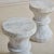 Mid 20th Century Petite Italian White Carrara Marble Stool, Italy 20th Century For Sale - Image 5 of 11