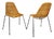 Wicker Chairs attributed to Gianfranco Legler, Italy, 1950s, Set of 2 For Sale