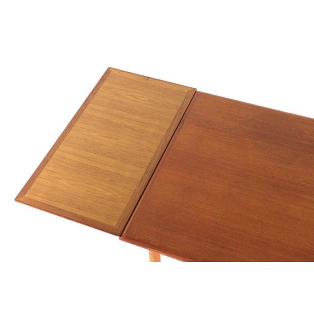 Danish Extendable Rectangular Siem Dining Table For Sale - Image 13 of 16