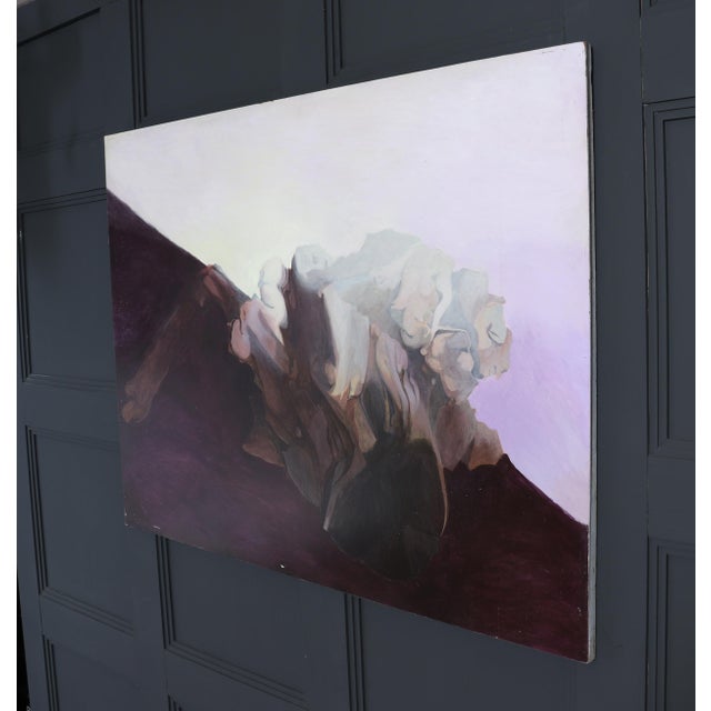 J. Dupain, Abstract Composition, 1960, Oil Painting on Canvas For Sale - Image 7 of 10