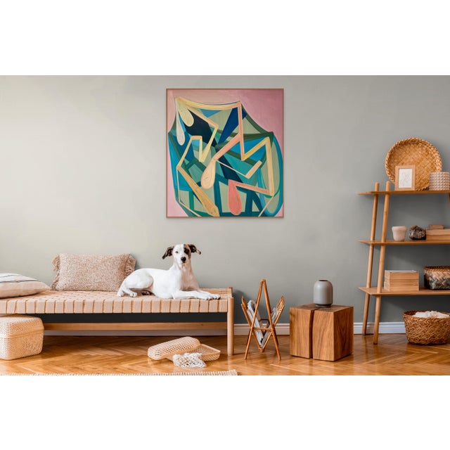 Unframed (sides painted white). Ashlynn Browning’s abstract works are a powerful exploration of psychological narrative...