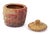 Mid-Century Modern 20th C. Studio Pottery Basket Form Lidded Jar For Sale - Image 3 of 4
