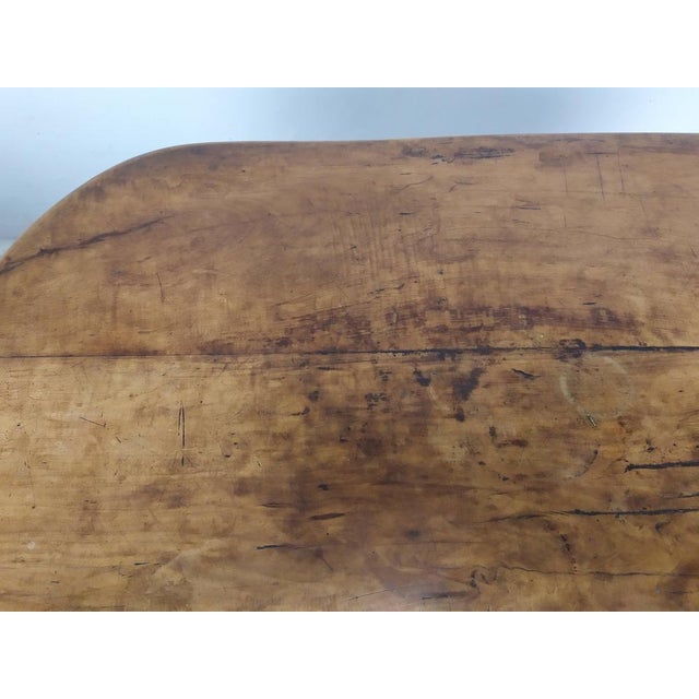 Brutalist Walnut Dining Table For Sale - Image 15 of 18