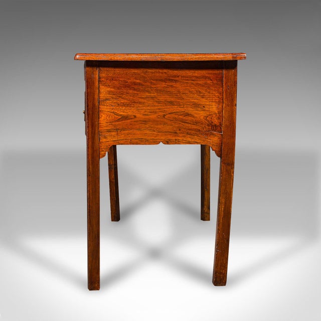 Antique Lowboy Table, Georgian, English, Burr Walnut, Oak, Hall, Side, c.1780 For Sale - Image 6 of 11