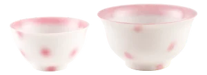 Yellow Dots Porcelain Collection Bowls from Litolff, Set of 2