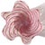 Fratelli Toso Murano Vintage Italian Pink White Ribbons Art Glass Fazzoletto Vase Mid 20th Century For Sale In Orlando - Image 6 of 7