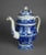 Victorian Antique Stevenson Staffordshire Pottery Transferware Coffee Tea Pot For Sale - Image 3 of 11