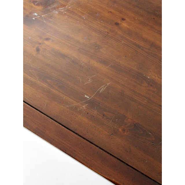 Vintage Spanish Style Trestle Dining Table For Sale - Image 11 of 17