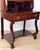 Brown Antique Traditional Empire Mahogany Writing Desk Stand W/ Bookcase Top For Sale - Image 8 of 12