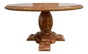 Woodland Furniture Round Pedestal Dining Table