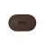 Plato Dark Brown Tray Oval No.04 Defne Koz for Uniqka For Sale - Image 4 of 4