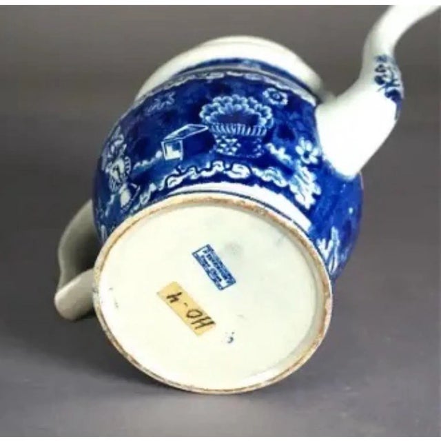 Antique Stevenson Staffordshire Pottery Transferware Coffee Tea Pot In good original condition showing some typical age-...
