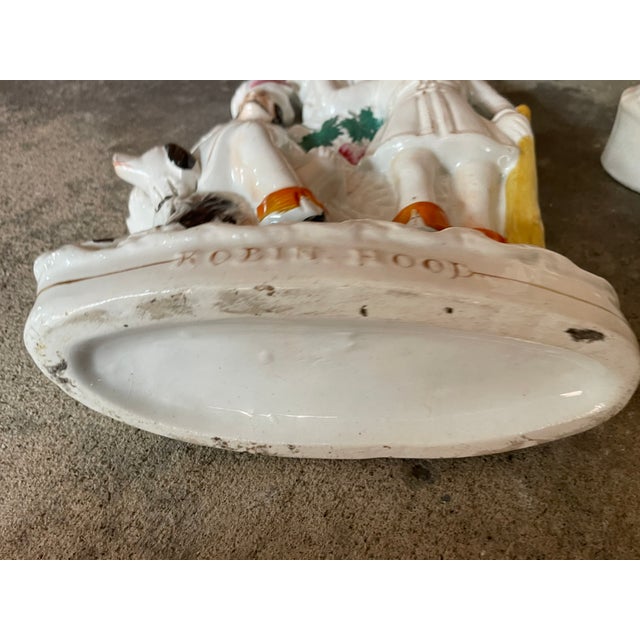 Ceramic Staffordshire Late 19th C. Robin Hood For Sale - Image 7 of 7