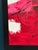 Amh, Red Composition, 1960s, Oil Painting on Canvas, Framed For Sale - Image 7 of 14