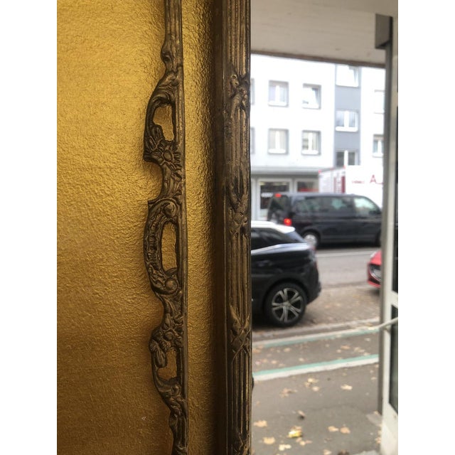 20th Century Baroque Mirror in Brass, Italy For Sale - Image 9 of 18