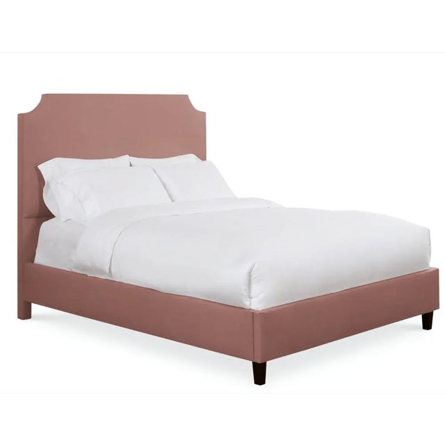 This listing includes the entire bedframe, including the headboard, rails, and footboard. From Chairish's line of bespoke...