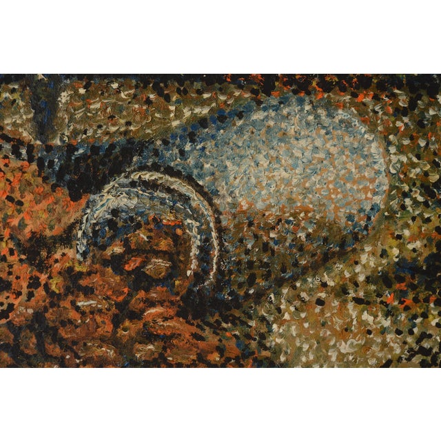 1960s Pointillist Still Life Painting For Sale In San Francisco - Image 6 of 12