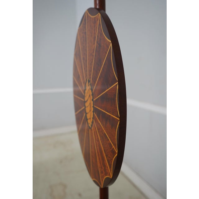 Rob Mullard Federal Style Inlaid Mahogany Firescreen For Sale - Image 10 of 15