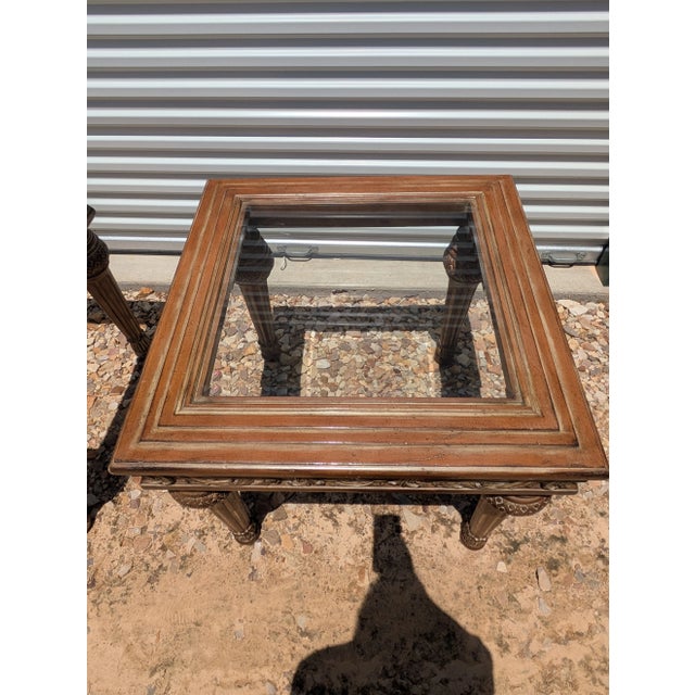 Chinoiserie Thomasville End/Side Tables -Set of Two Tables. For Sale - Image 3 of 14