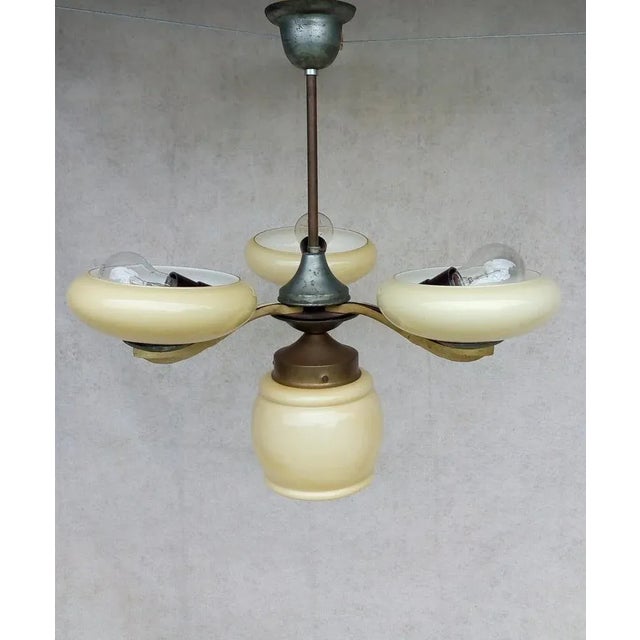 Art Nouveau Hanging Lamp, 1900 For Sale - Image 12 of 17