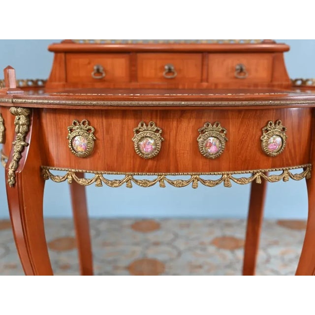 Vintage French Writing Table, 1930s For Sale - Image 6 of 16