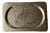 Oriental Silver-Plated Copper Tray For Sale