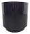 Black Round Planter on Wheels by Anna Castelli for Kartell, 1970s For Sale