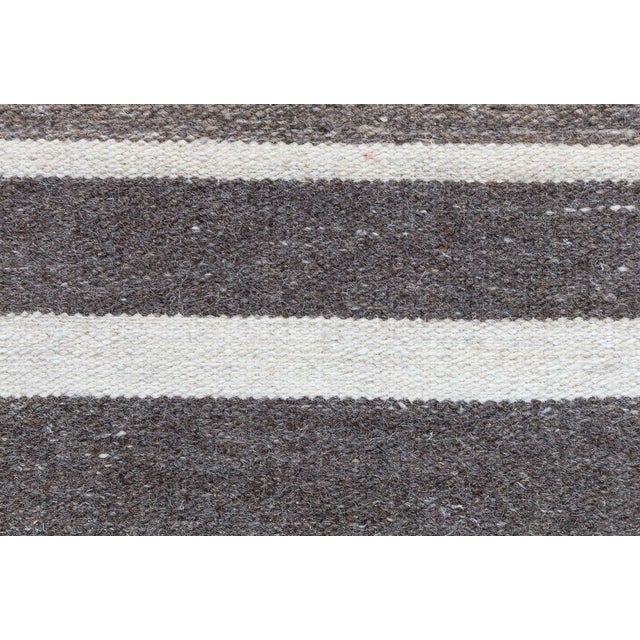 Modern Tulu Nadu “Line Segment” Wool Rug by Doris Leslie Blau For Sale - Image 4 of 8