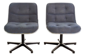 Executive Chairs by Charles Pollock for Knoll Intenational, Set of 2