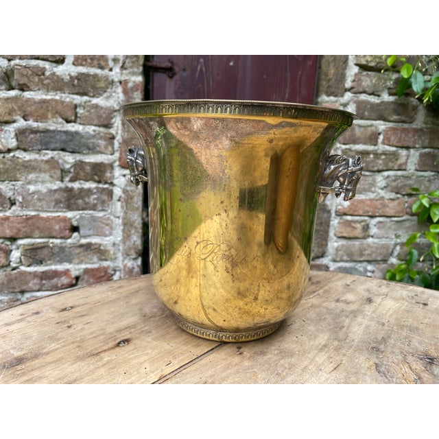 French Champagne Cooler Wine Cooler Horses by Louis Roederer, 1960s For Sale - Image 13 of 14