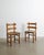 Mid-Century Swedish Wooden Sandhamn Dining Chairs by Axel Einar Hjorth for Nordiska Kompaniet, 1930s, Set of 2 For Sale - Image 9 of 9