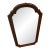 1970s Traditional Classic Style Wooden Wall Mirror For Sale