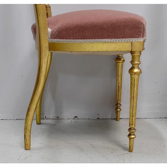 Set of Napoleon III Giltwood Chairs, Late 19th Century For Sale - Image 16 of 18